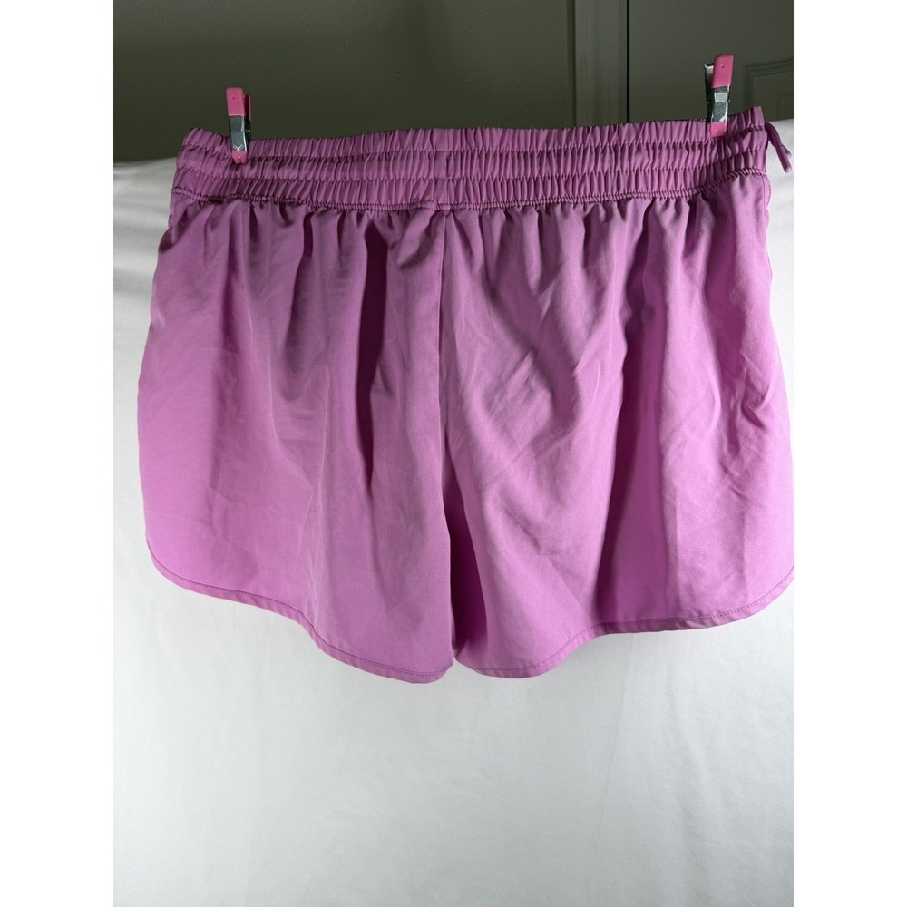Velocity Athena Running Shorts Women's Large Purple Athletic Workout w/ Liner Lg